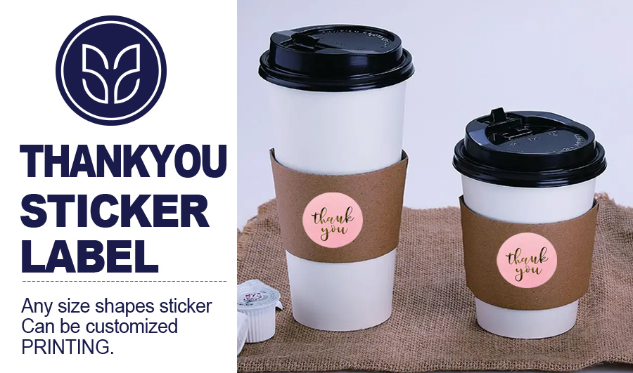 Thankyou Sticker label OEM Printing